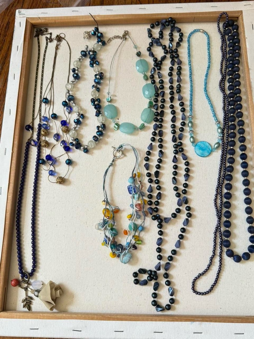 💙 Blue & Cool Tones Jewelry Lot – Beaded & Statement Pieces 💙